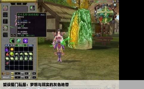 架设蜀门私服：梦想与现实的灰色地带
